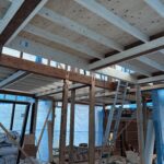 富山市八尾町諏訪町　SUWA MODEL リノベーション 　現在は2階床を組みなおし